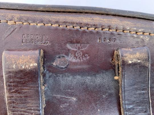 WH (Heer)/Waffen-SS Leather P08 Holster -1937-