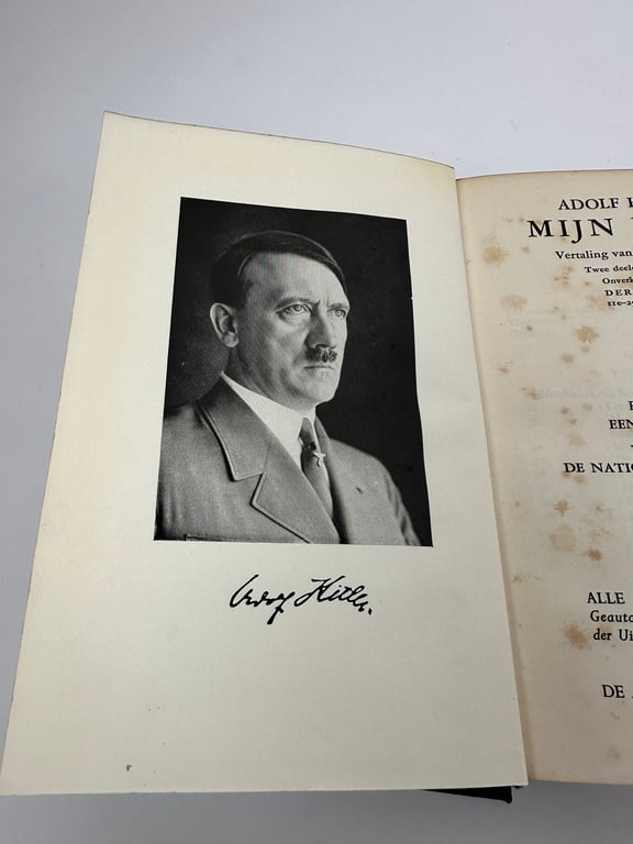 'Mein Kampf' Dutch version 'Mijn Kamp'