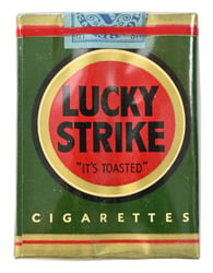 US WW2 Package of Lucky Strike Cigarets