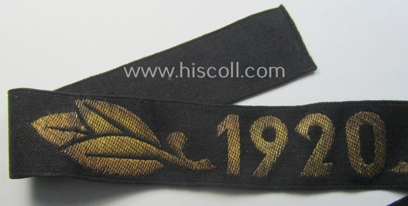 TeNo-cuff-title: 'Traditions TN-Jahresärmelband' - "1920"