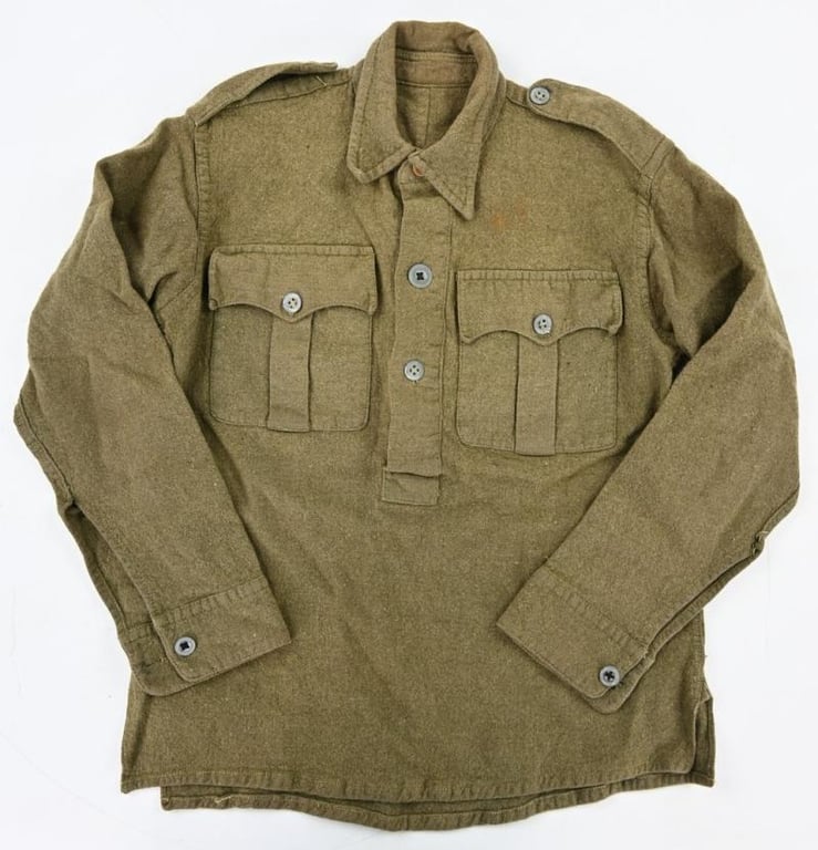 British WW2 Wool Service Shirt
