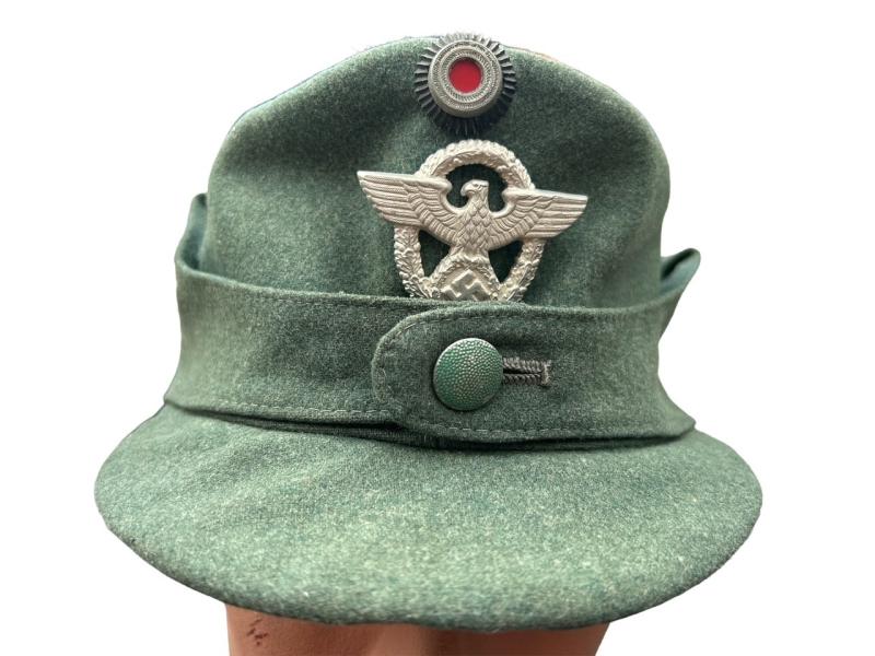 Wehrmacht Gendarmerie (Rural Police) Cap (Einheitsfeldmütze M43)