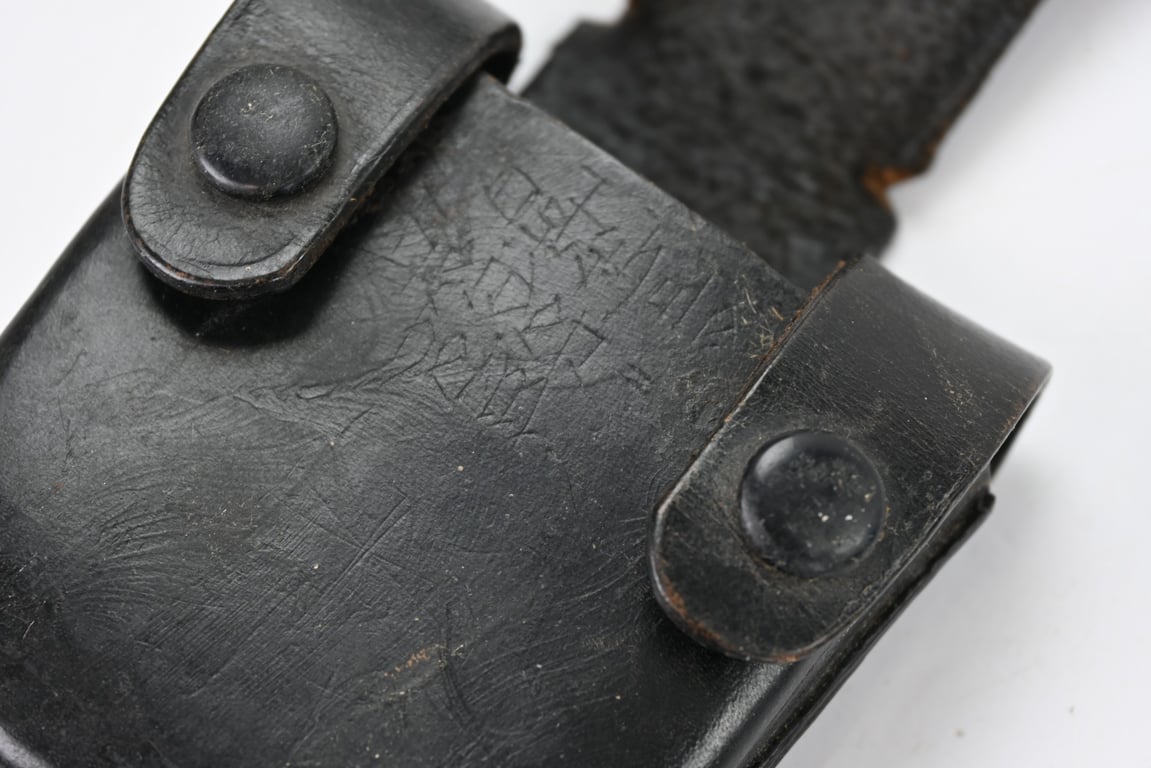 German WH Compass protective leather cover