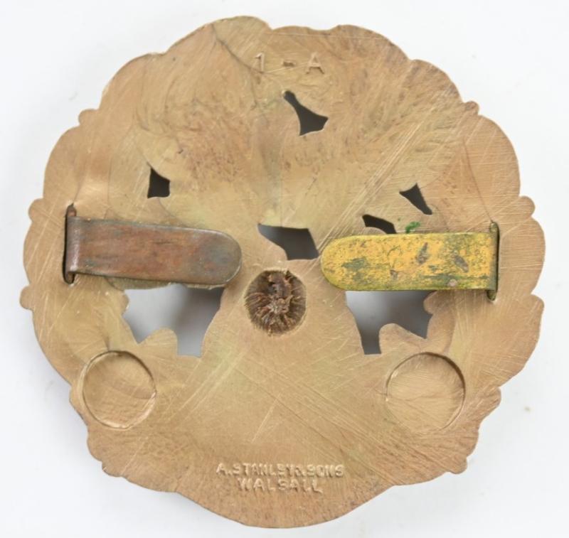 British WW2 Hampshire Regiment Economy Cap Badge