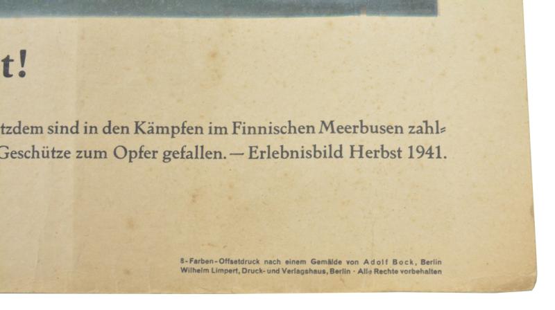 German KM Poster 'Deutscher Kreuzer'