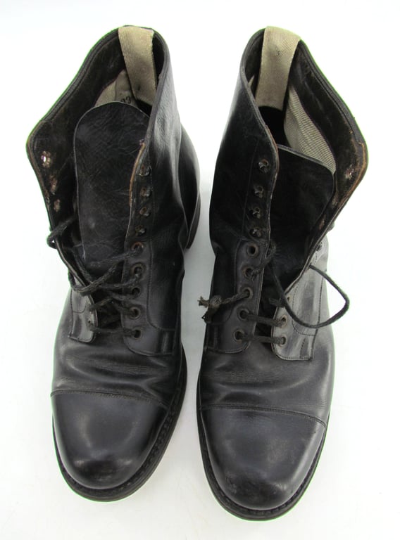 German Officer's Private Purchase Dress Ankle Boots – 1930s/1940s Style
