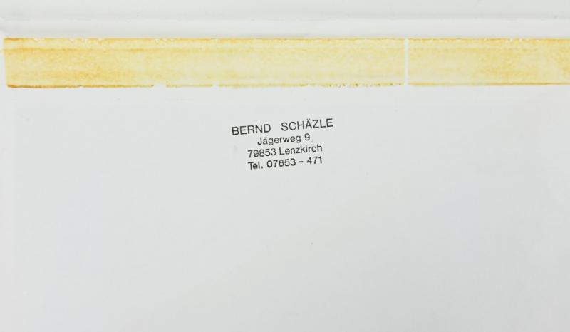 Signature of Wehrmacht Heer KC Recipient 'Alfred Jarosch'