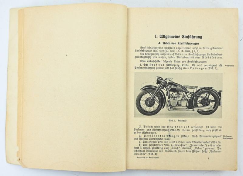 German WH Motorcyclist Manual