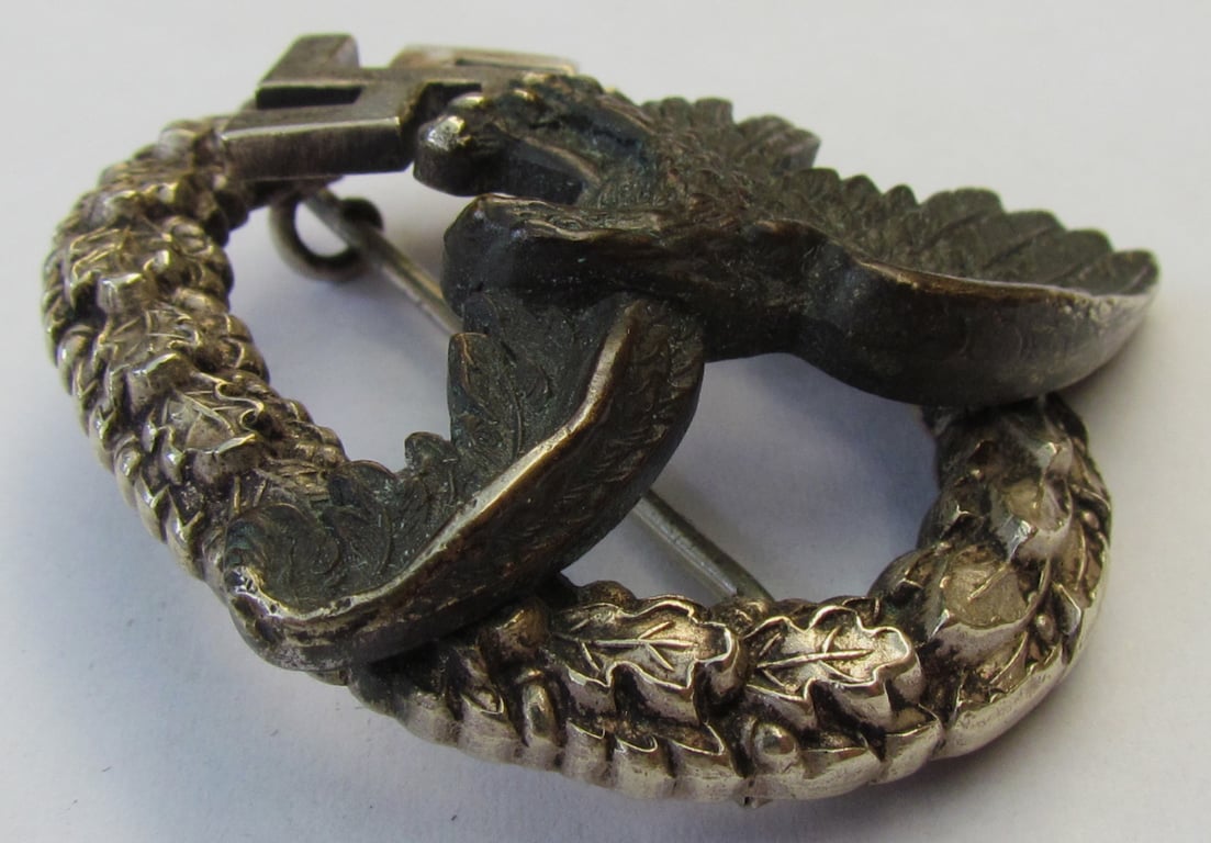 Luftwaffe Observer Badge by P. Meybauer, Berlin – Early Tombak/Buntmetall