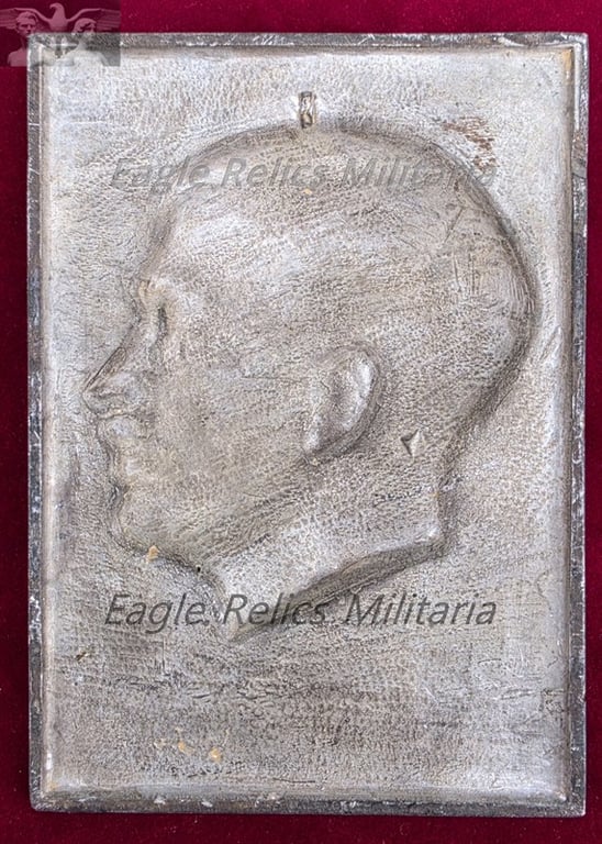 Adolph Hitler Relief Plaque
