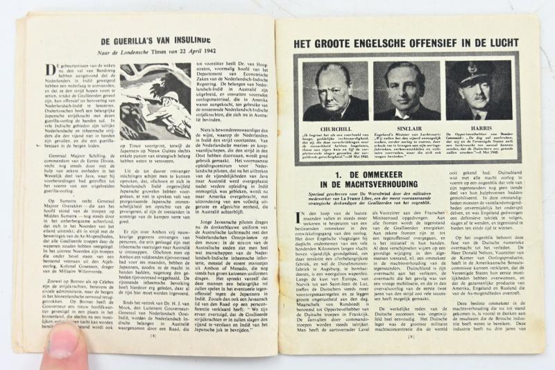 British RAF WW2 Droppingsbooklet 'De Wervelwind'