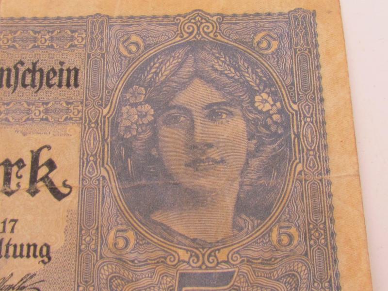 Deutsches Reich, 5 mark 1917