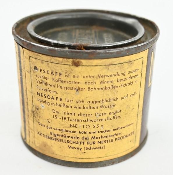German Third Reich Era Tin Can of Nescafe