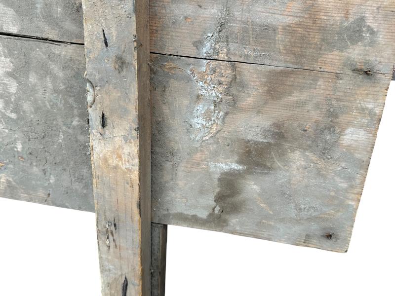 Wooden Sign 'Achtung Blindgänger Lebensgefahr'