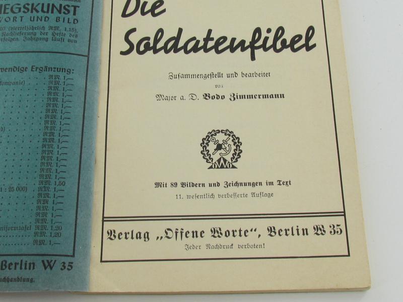 Wehrmacht Handbook - 'Die Soldatenfibel'