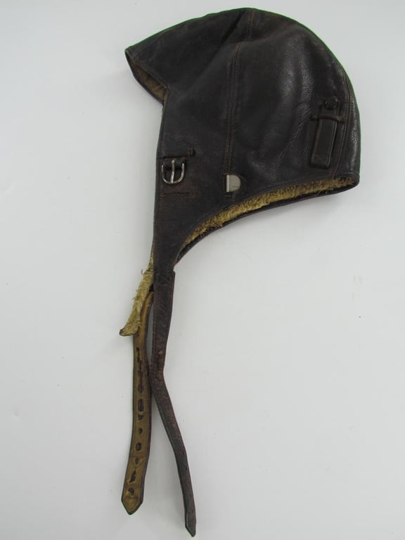 Luftwaffe FK33 Flight Crews Leather Winter Helmet
