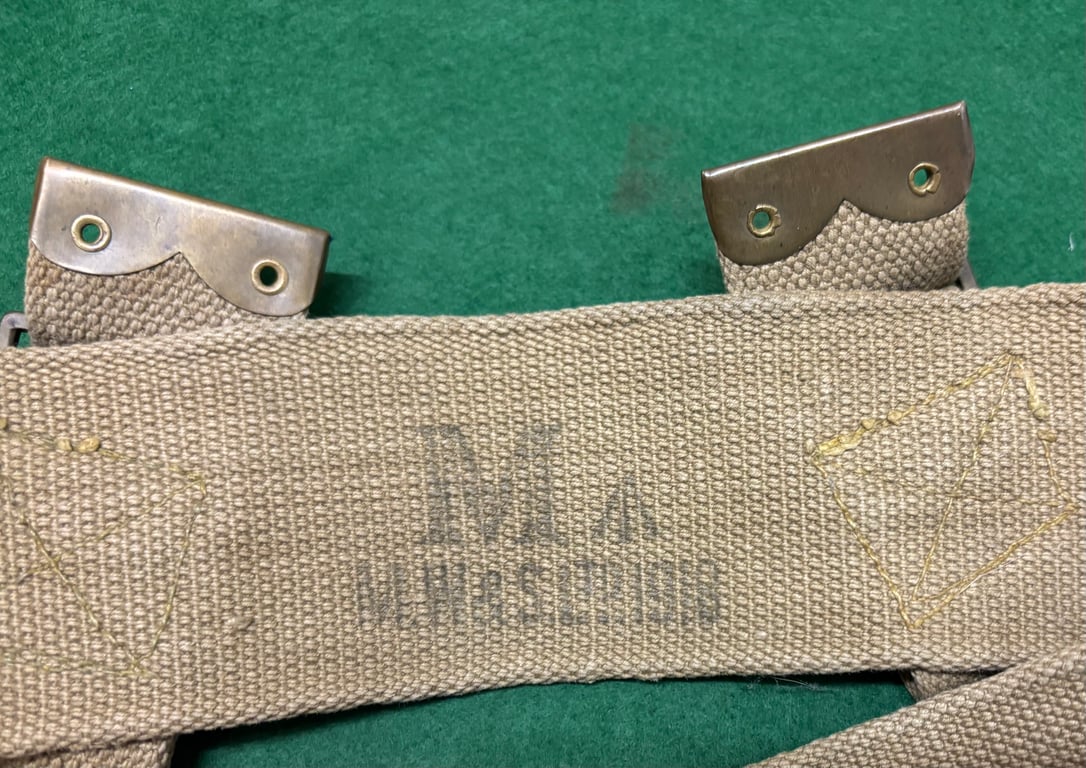 1908 Pattern Web Equipment Economy Waistbelt dated 1918