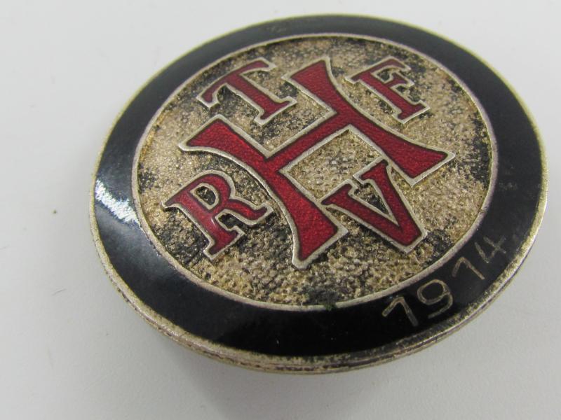 Enamelled reverse button HRTFV 1914
