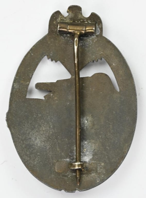German Panzer Assault Badge in Silver