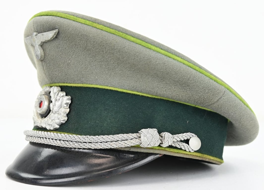 German WH Officer Panzer-Grenadier Visor Cap