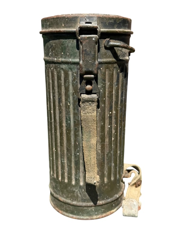 Camouflaged Gasmask Canister