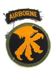 US WWII 17th Airborne division ‘Golden Talons’ patch