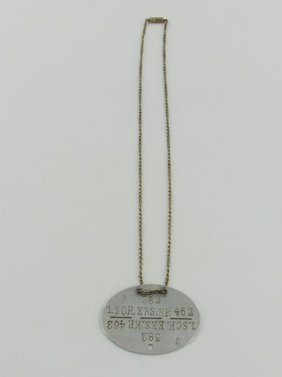 Erkennungsmarke ( EKM ) Infanterie-Ersatz-Bataillon 462