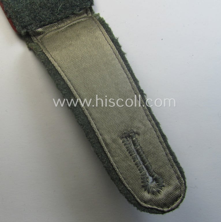 Single, WH (Heeres) EM-type (ie. 'M41 o. M43'-pattern) shoulderstrap: 'Soldat der Kradschützenbtle. der Pz.Div. u. Inf.Div. (mot)'