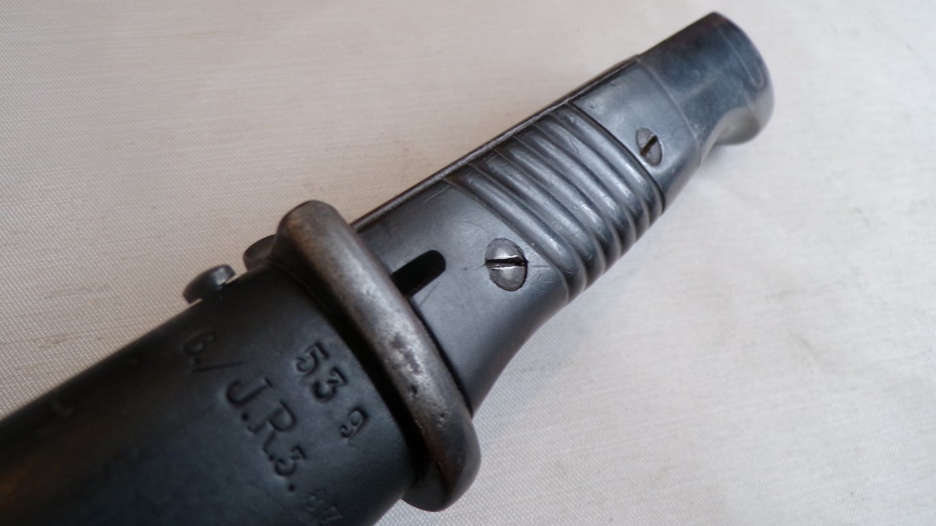 Rare Jos. Corts K98 Bayonet - Unit Marked '6./J.R.83'