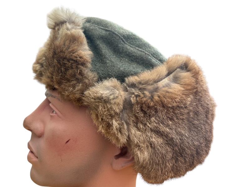 Wehrmacht ( Rabbit Fur )Winter Pelzmütze...RB Numbered 1943
