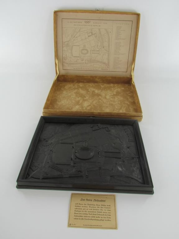 1936 Berlin Olympics Stadium Model In Original Box...Rare