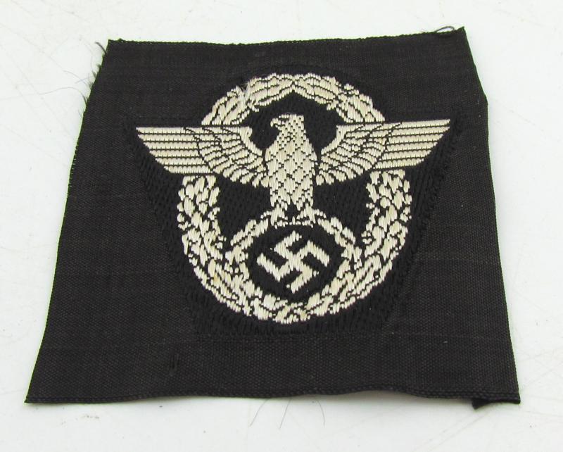 SS Polizei/Police bevo cap insignia