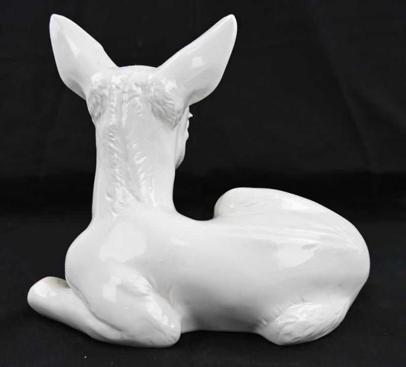 German SS Allach Porcelain 'Lying Fawn'