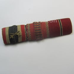 3-pieced, WH (Heeres etc.) medal-bar (ie. 'Feld- o....
