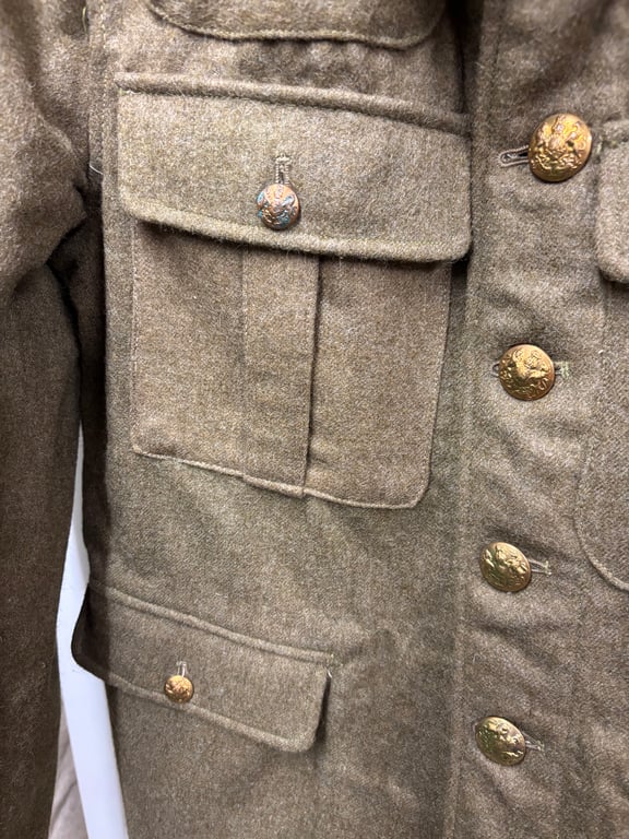 1902 Pattern Serge Service Dress Jacket Dated 1918