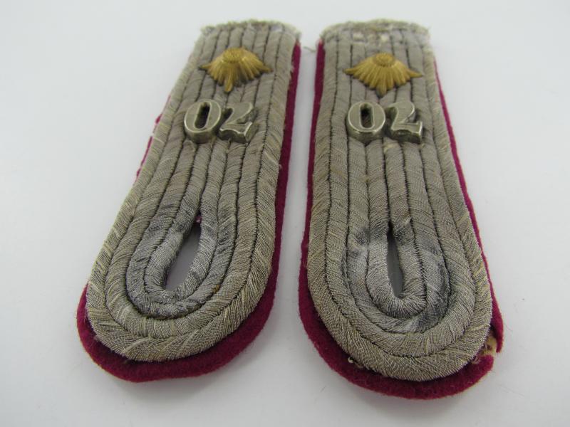 Wehrmacht (Heer) Nebelwerfer Regiment 70 Oberleutnanteutnant Shoulder Boards