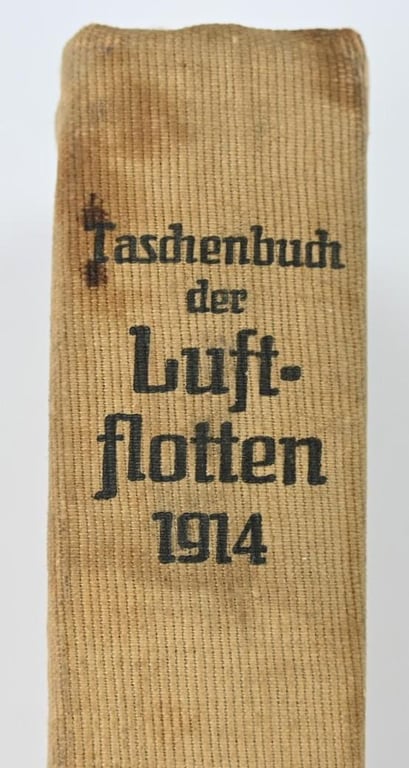 German WW1 Pocketbook 'Airplane Identification' 1914