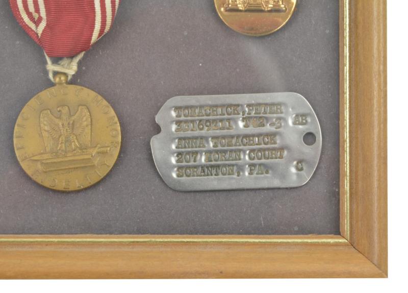 US WW2 Medal Grouping 'Peter P. Tomachick'