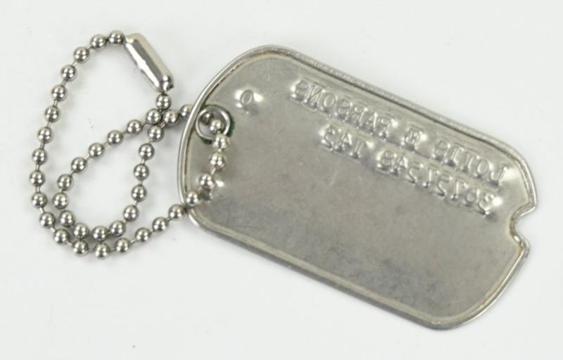 US WW2 Dog-tag 'Lotis E. Parsons'