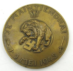 Commemorative Table Medal For Liberation From German Occupation