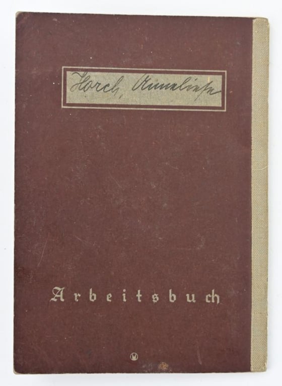 German Third Reich Workerspass