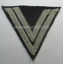 Waffen-SS- (ie. Heeres-Panzer-) type 'Armwinkel' (or: rank-chevron) as...