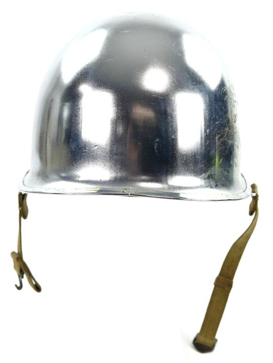 US WW2 Chromed Swivel Bale Helmet 'Schlueter'