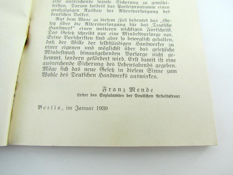 Book : "Das Deutsche handwerk" in der DAF