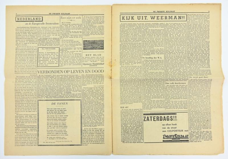 Dutch SS Magazine 'De Zwarte Soldaat' 1942