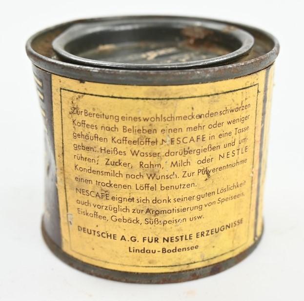 German Third Reich Era Tin Can of Nescafe
