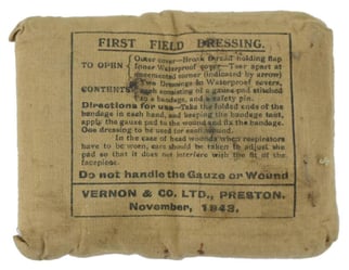 British WW2 First Field Dressing 1943