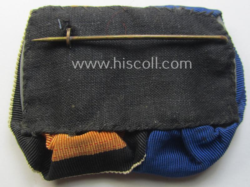 WH (LW) medal-bar (ie.: 'Doppelspange') resp. showing a: 'WH-DA 4. Stufe' and a Czech 'Anschluss'-medal