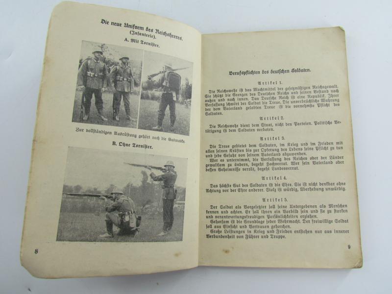 Die Soldatenfibel' Instruction Booklet 1936