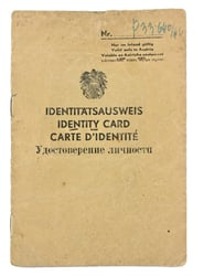 Austrian ID Card 1946